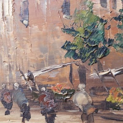 Impressionist painting manner of Eugene Galien Laloue - Image 3