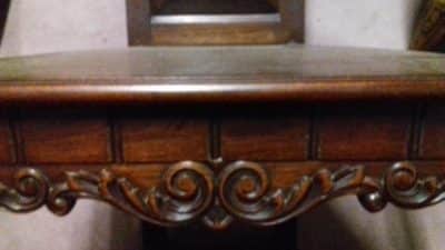 SOLD Set of four French provincial high back mahogany armchairs - Image 4