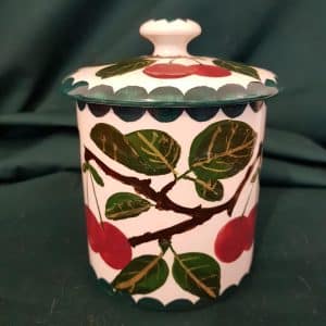 A Wemyss ware Jam pot. Cherries Antiques Scotland Antique Art