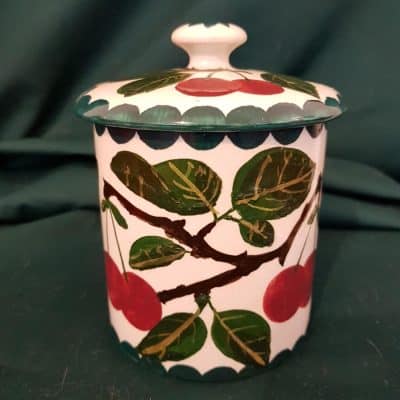 A Wemyss ware Jam pot. Cherries