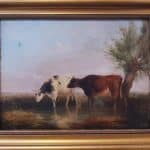 William Shayer (1787-1879) Oil on Canvas 19th century Antique Art