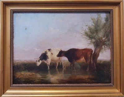 William Shayer (1787-1879) Oil on Canvas 19th century Antique Art 3