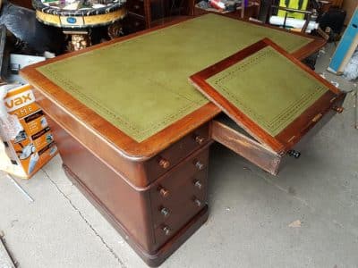 SOLD Victorian mahogany partners desk - Image 7