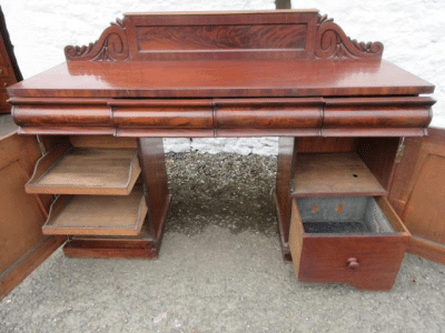 SOLD William 1V mahogany pedestal sideboard - Image 3