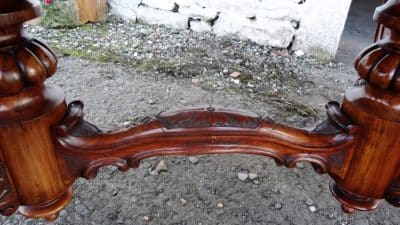 SOLD Victorian burr walnut centre table Antique Antique Furniture 6