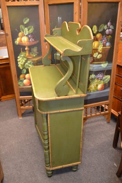 Regency painted Chiffonier with bamboo detail - Image 10