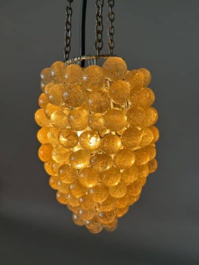 Mid Century Glass Beads Pendant Light c1950's