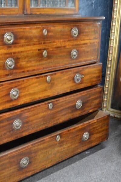 GEORGIAN SECRETAIRE BOOKCASE - Image 13