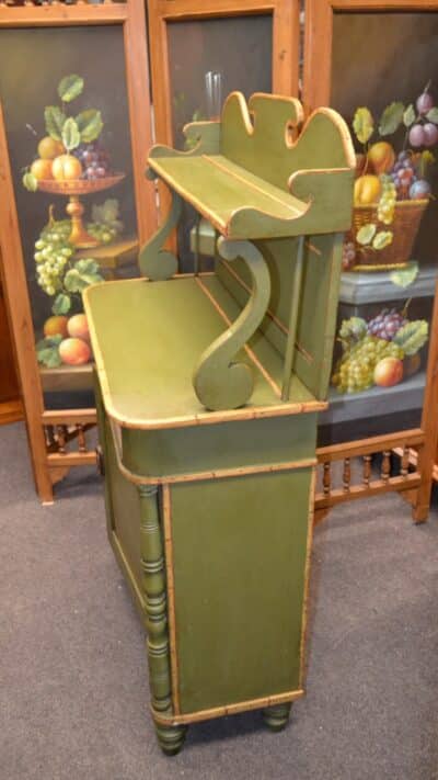 Regency painted Chiffonier with bamboo detail - Image 9