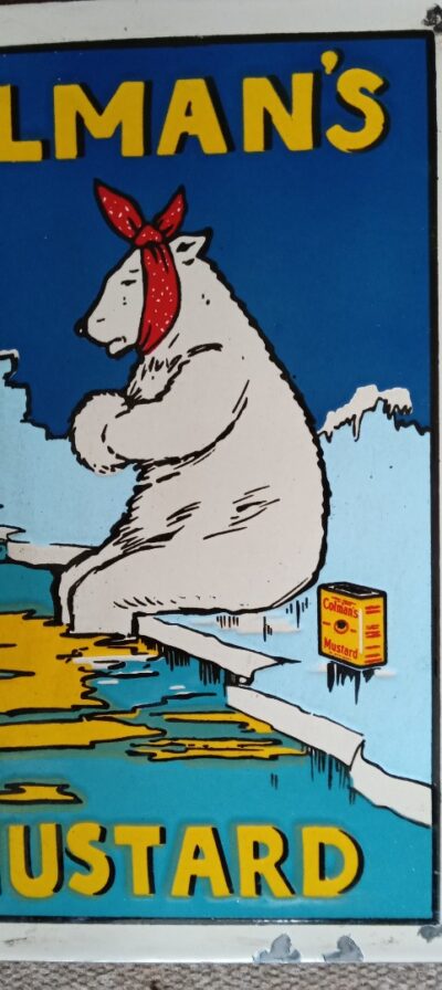 AN ADVERTISING METAL ENAMELLED SIGN. With Little Wear & Tear! - Image 2