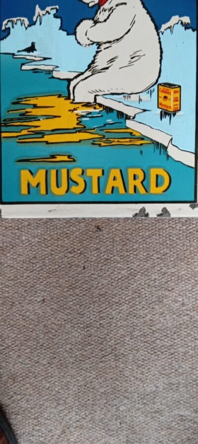 AN ADVERTISING METAL ENAMELLED SIGN. With Little Wear & Tear! - Image 5