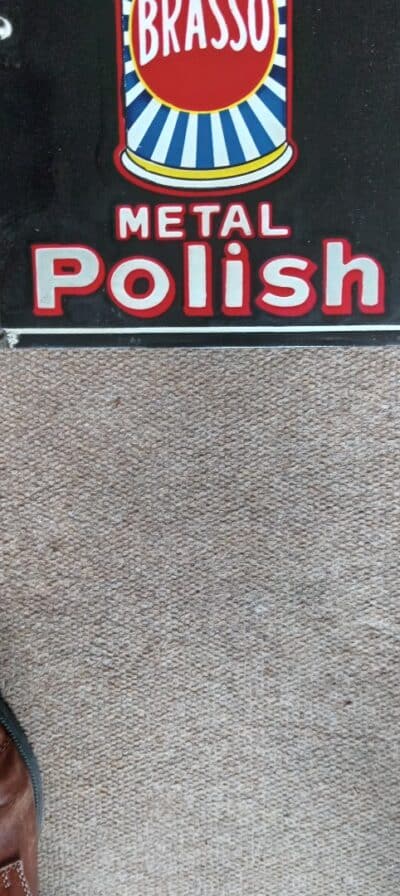 AN ENAMELLED ADVERTISING SIGN. BRASSO--GOOD OLD BRASSO! - Image 4
