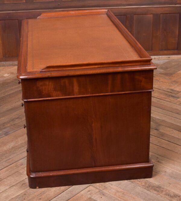 Victorian Mahogany Pedestal Desk SAI2102 - Image 11