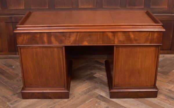 Victorian Mahogany Pedestal Desk SAI2102 - Image 6