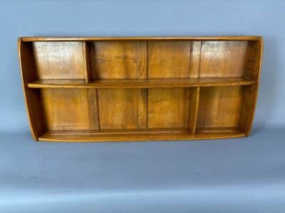 Mid Century Ercol Solid Elm Plate Display Rack