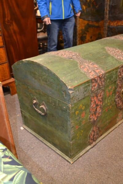 19th Century Swedish Marriage Chest - Image 10