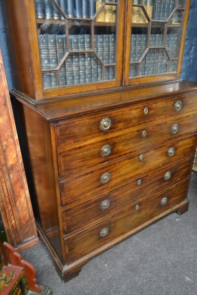 GEORGIAN SECRETAIRE BOOKCASE - Image 5