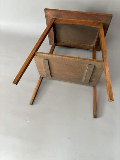 Arts & Crafts Oak Tile Top Table - Image 7