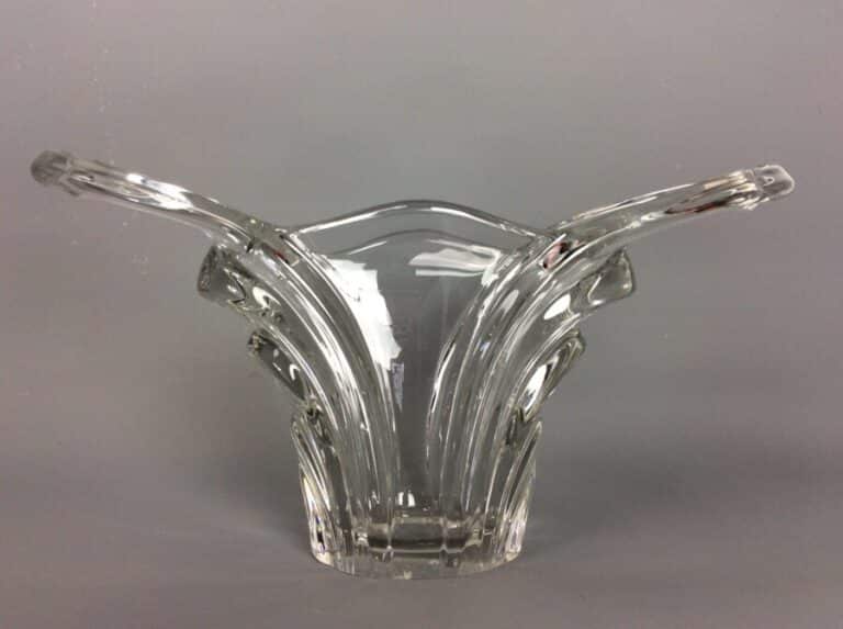 Mid Century French Art Glass Fruit Bowl