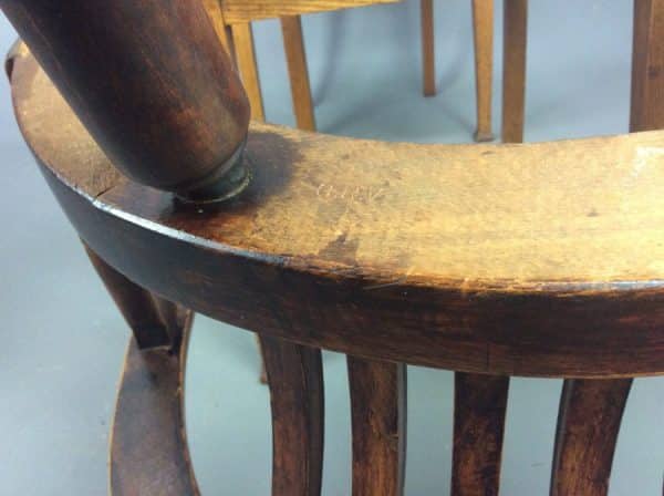 Air Ministry Captains Desk Chair c1930's - Image 8