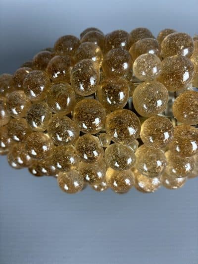 Mid Century Glass Beads Pendant Light c1950's - Image 5