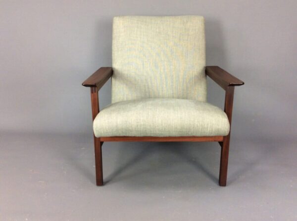 Mid Century Teak Lounge Chair 1960’s armchair Antique Chairs 4