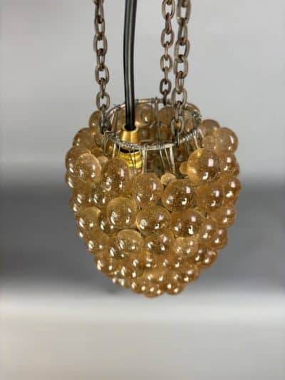 Mid Century Glass Beads Pendant Light c1950's - Image 6