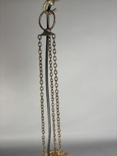 Mid Century Glass Beads Pendant Light c1950's - Image 7