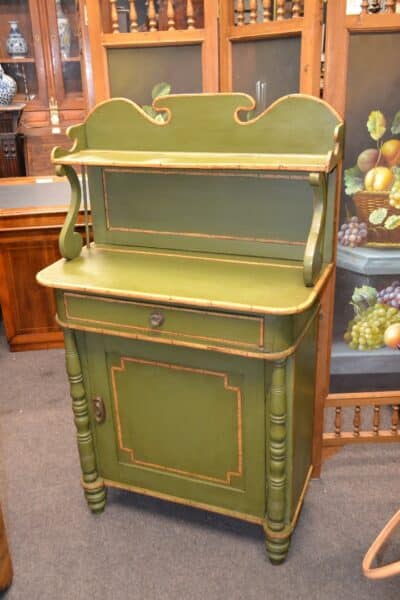 Regency painted Chiffonier with bamboo detail - Image 2
