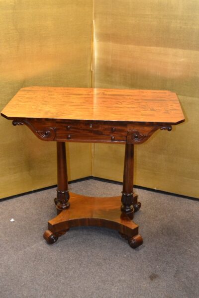 William 1Vth Mahogany Side Table