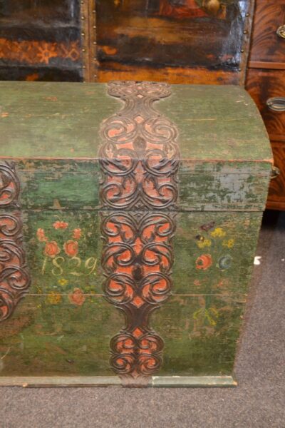 19th Century Swedish Marriage Chest - Image 4