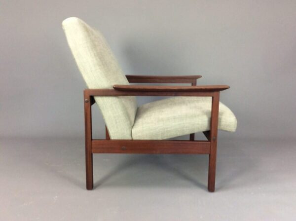 Mid Century Teak Lounge Chair 1960’s armchair Antique Chairs 8