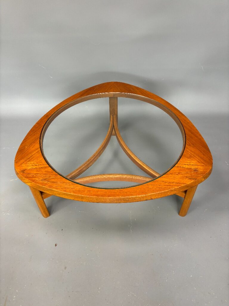 Mid Century Teak & Glass Coffee Table