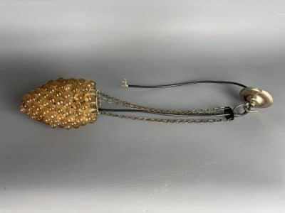 Mid Century Glass Beads Pendant Light c1950's - Image 3