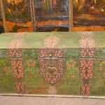 19th Century Swedish Marriage Chest Antique Coffers