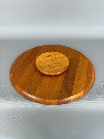 Mid Century Danish Teak "Lazy Susan" - Image 3