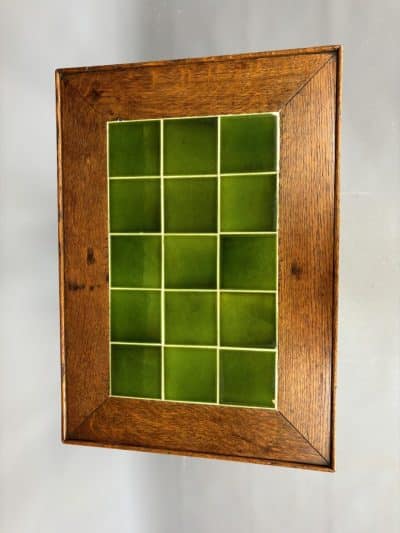 Arts & Crafts Oak Tile Top Table - Image 4