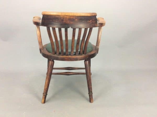 Air Ministry Captains Desk Chair c1930's - Image 6