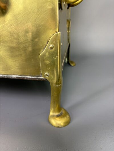 Pair of Arts & Crafts Brass Coal Boxes - Image 4