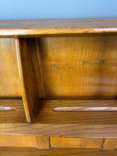 Mid Century Ercol Solid Elm Plate Display Rack - Image 2