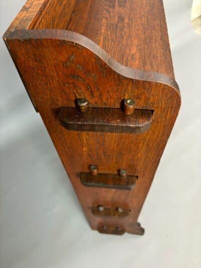 Arts & Crafts Oak Bookcase - Image 5