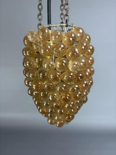 Mid Century Glass Beads Pendant Light c1950's - Image 2