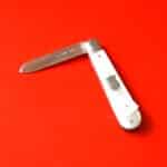 Antique 1896 Miniature Silver Mother of Pearl Fruit Knife – No 3 Mother Pearl Fruit Knife Antique Knives