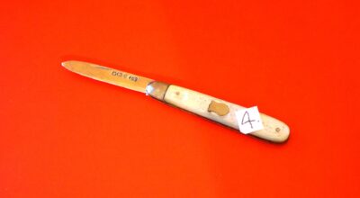 Antiques 1893 Silver Mother of Pearl  Fruit Knife - No 4