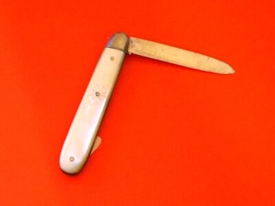 Antiques 1893 Silver Mother of Pearl  Fruit Knife - No 4 - Image 2