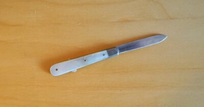 Edward VIII 1936 Silver Mother of Pearl Fruit Knife - Image 2