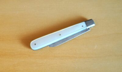 Antique 1894 Silver Mother of Pearl Fruit Knife - Image 5