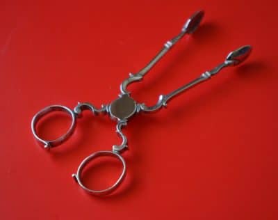 A Pair of Victorian White Metal Sugar / Ice Tongs - Image 6