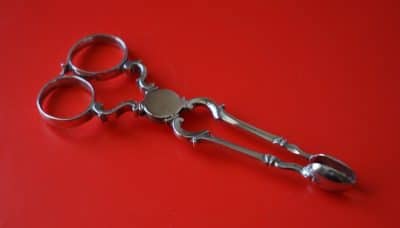 A Pair of Victorian White Metal Sugar / Ice Tongs - Image 7