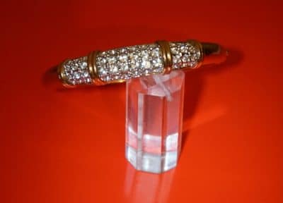 Vintage New Gold Plated Swarovski Bracelet - Boxed